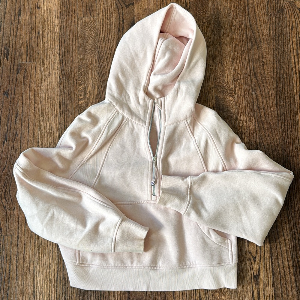 Scuba crop hoodie